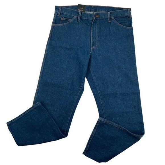 Dickies Jeans Men's Size 38X30 Relaxed Fit Straight Leg Blue Medium Wash Denim - Picture 3 of 11